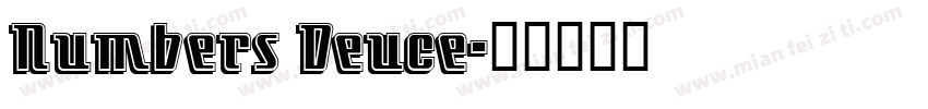 Numbers Deuce字体转换
